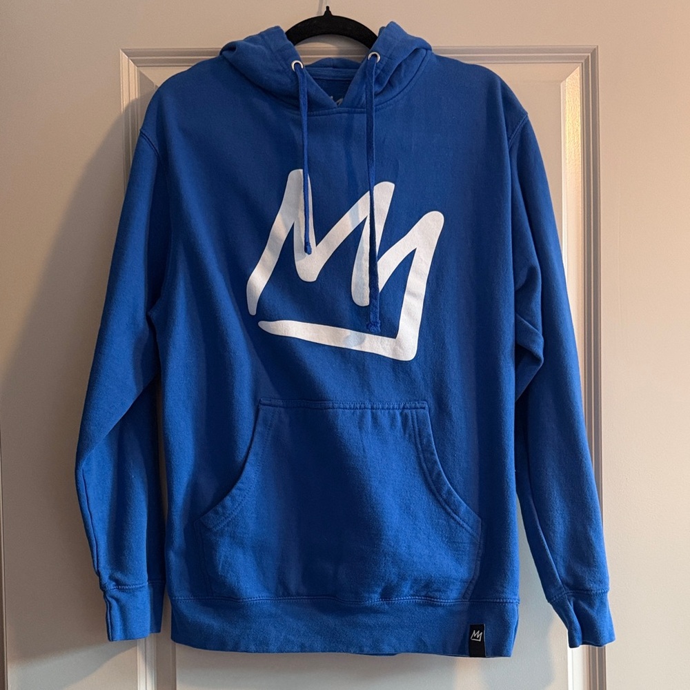 Blue Hoodie with White Mammoth Mountain Logo